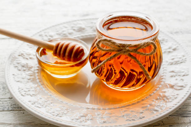 Sweet honey on the table